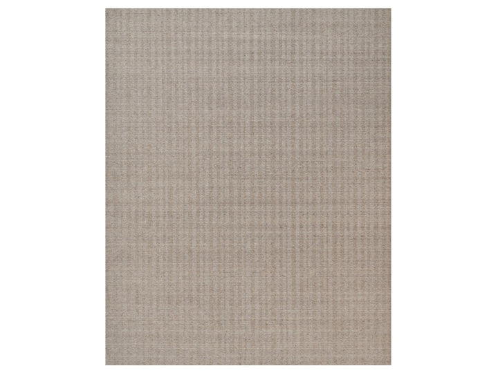 12'0" x 15'0" New Hand Loomed Brown Wool Rectangle Oriental Rug - MOA10291772