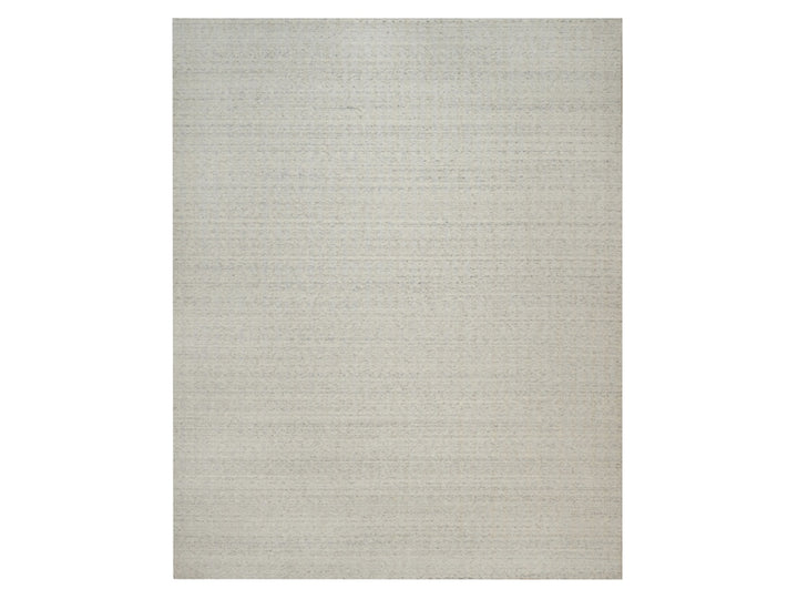 11'11" x 15'0" New Hand Loomed Ivory Wool Rectangle Oriental Rug - MOA10291773