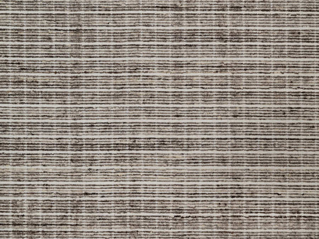 8'0" x 10'0" New Hand Loomed Brown Wool Rectangle Oriental Rug - MOA10291777