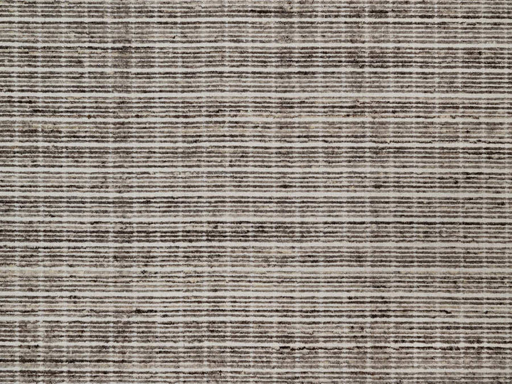 8'0" x 10'0" New Hand Loomed Brown Wool Rectangle Oriental Rug - MOA10291777