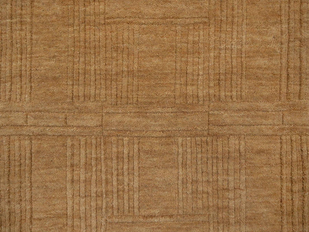1'11" x 2'9" New Hand Loomed Brown Wool Rectangle Oriental Rug - MOA10291791