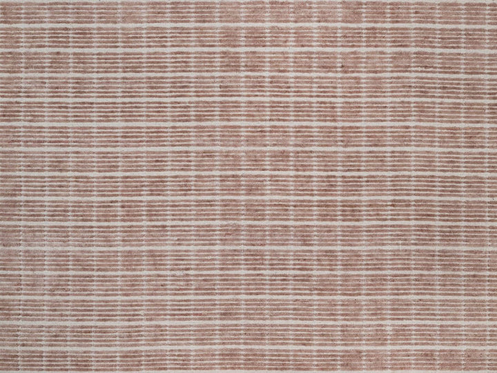 8'1" x 10'0" New Hand Loomed Pink Wool Rectangle Oriental Rug - MOA10291798