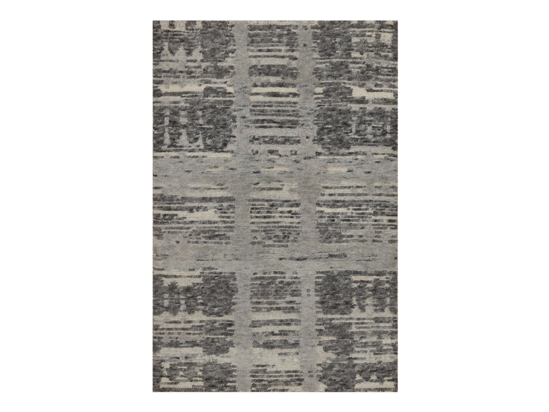 2'0" x 3'1" New Hand Knotted Grey Wool Rectangle Oriental Rug - MOA10291811