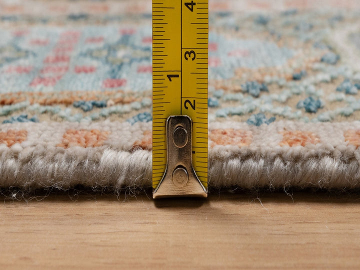 5'2" x 7'1" New Hand Knotted Brown Wool & Silk Rectangle Oriental Rug - MOA10291910