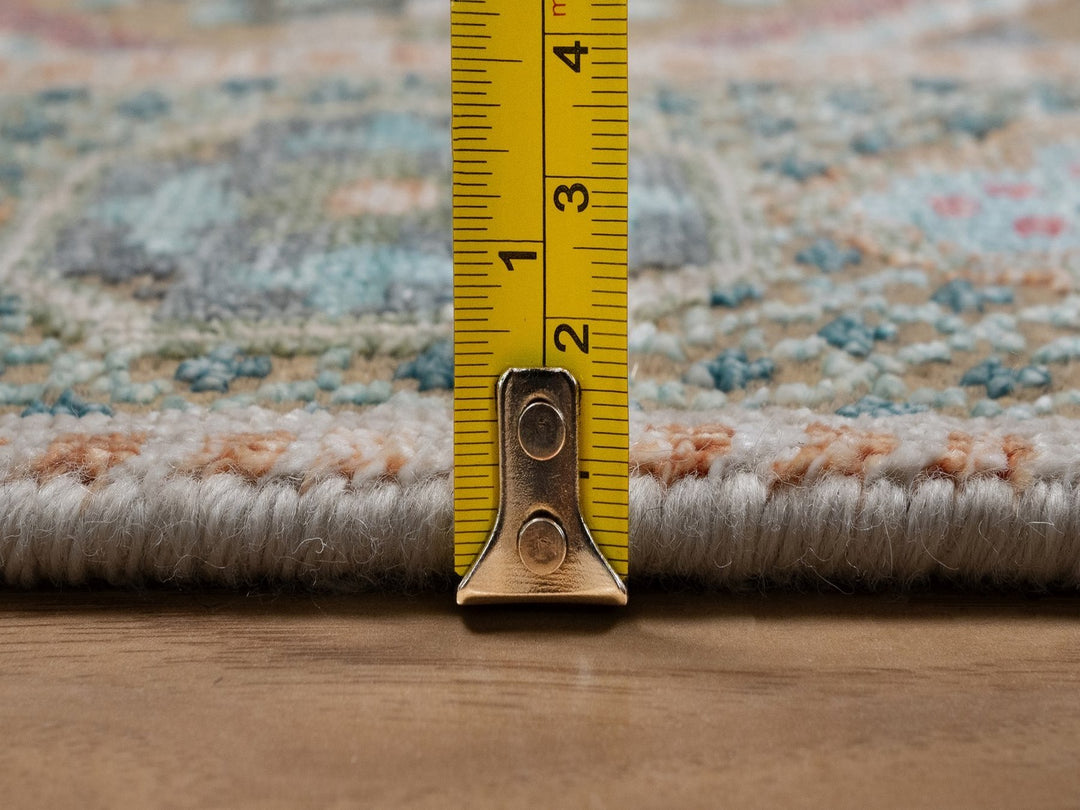 4'1" x 6'0" New Hand Knotted Brown Wool & Silk Rectangle Oriental Rug - MOA10291913