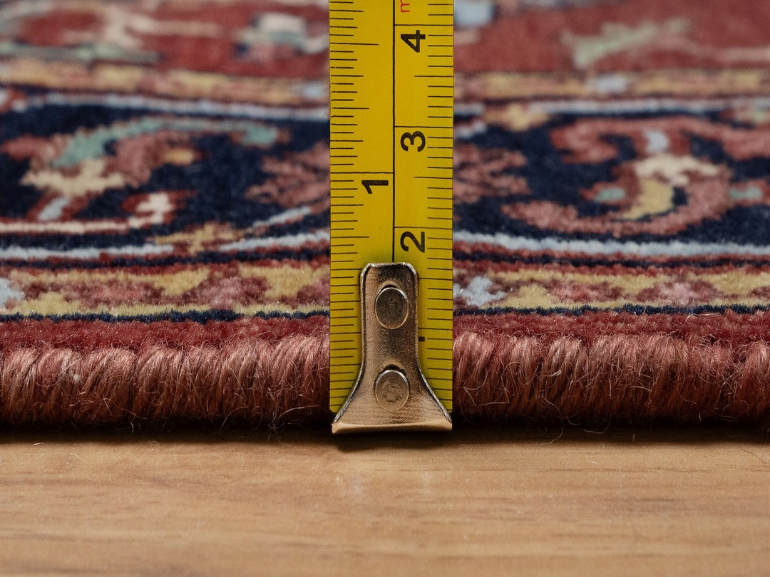 2'8" x 8'1" New Hand Knotted Red Wool Runner Oriental Rug - MOA10291929