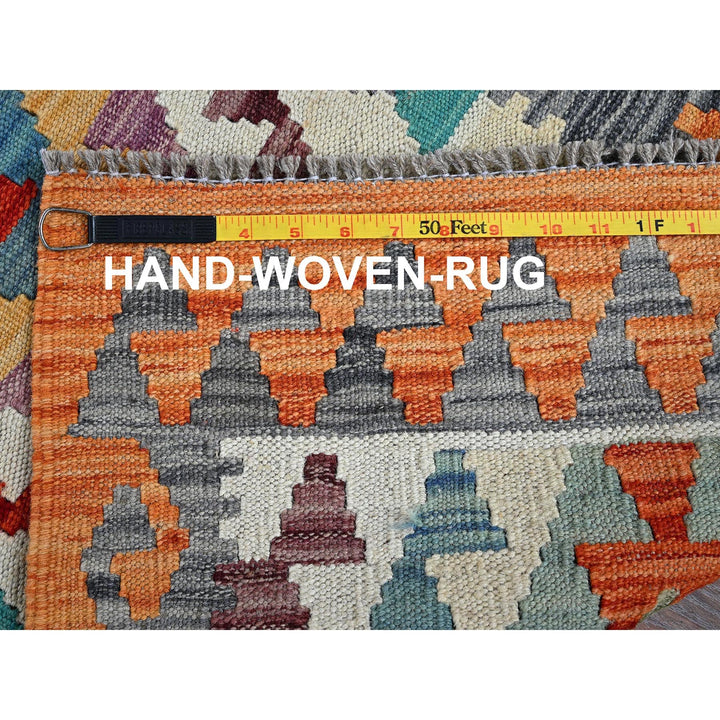 2'0" x 3'3" New Hand Woven Ivory Wool Rectangle Oriental Rug - MOA1021173