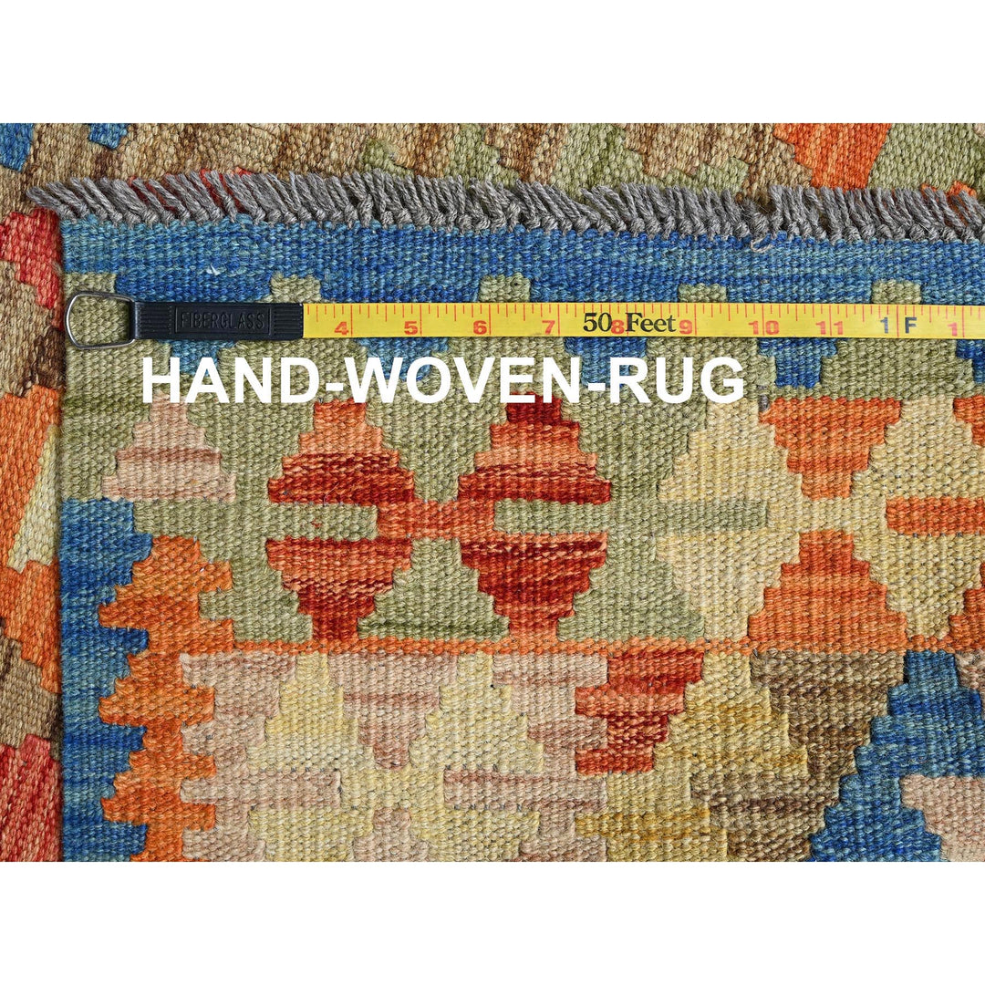 3'3" x 4'11" New Hand Woven Multicolored Wool Rectangle Oriental Rug - MOA1021190