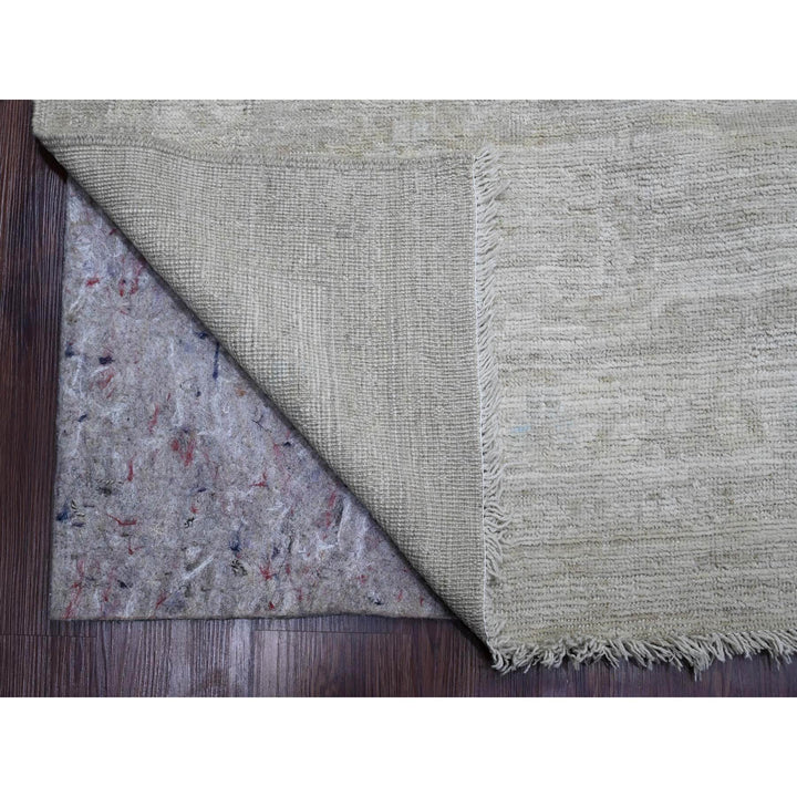 14'0" x 19'6" New Hand Knotted Grey Wool Rectangle Oriental Rug - MOA10220183