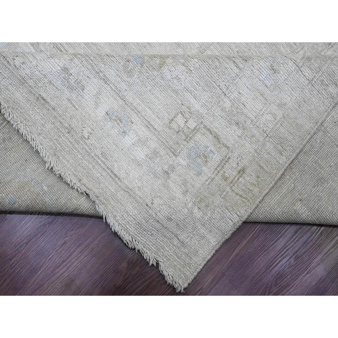 14'0" x 19'6" New Hand Knotted Grey Wool Rectangle Oriental Rug - MOA10220183