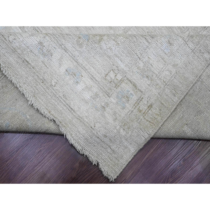 14'0" x 19'6" New Hand Knotted Grey Wool Rectangle Oriental Rug - MOA10220183