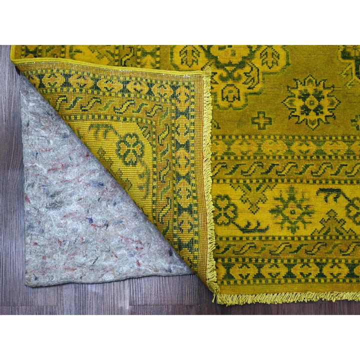 5'11" x 8'6" New Hand Knotted Brown Wool Rectangle Oriental Rug - MOA10220442