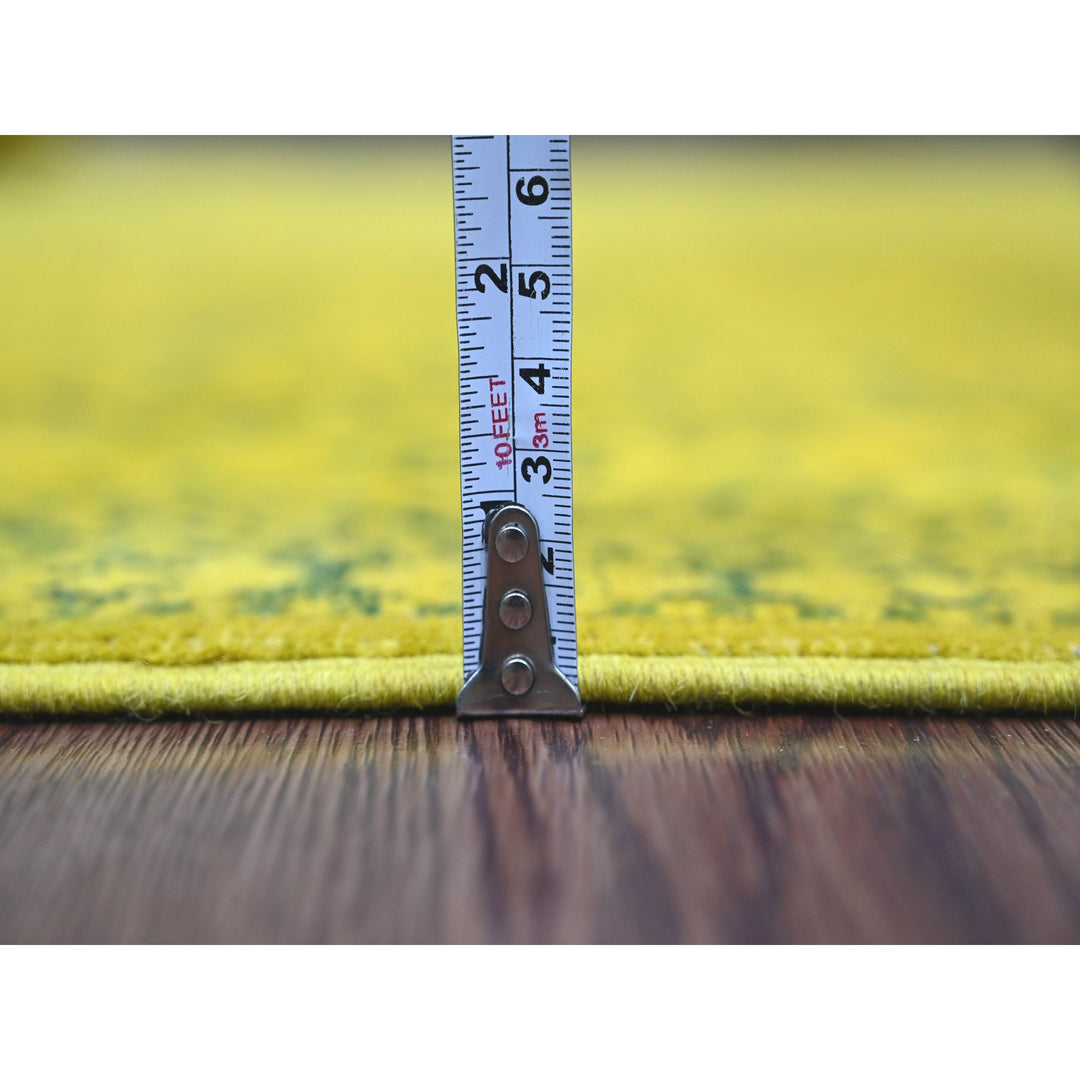 5'11" x 8'6" New Hand Knotted Brown Wool Rectangle Oriental Rug - MOA10220442