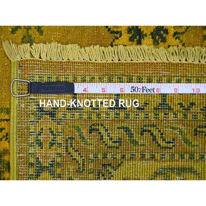 5'11" x 8'6" New Hand Knotted Brown Wool Rectangle Oriental Rug - MOA10220442