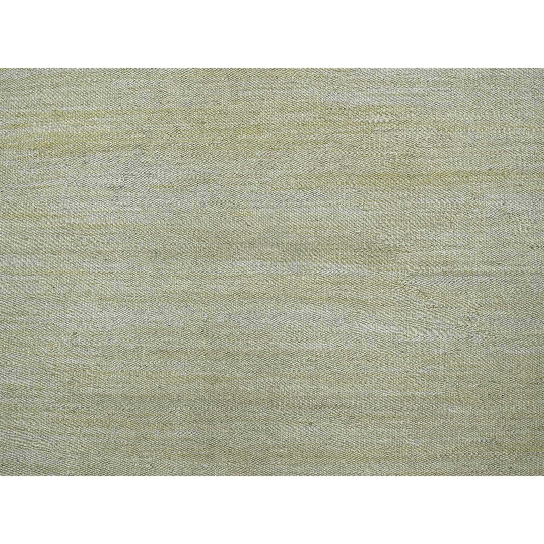 8'9" x 12'4" New Hand Woven Beige Wool Rectangle Oriental Rug - MOA10220947