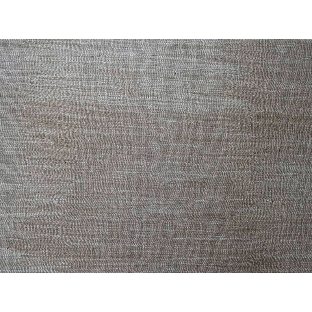 8'11" x 12'1" New Hand Woven Brown Wool Rectangle Oriental Rug - MOA10220948