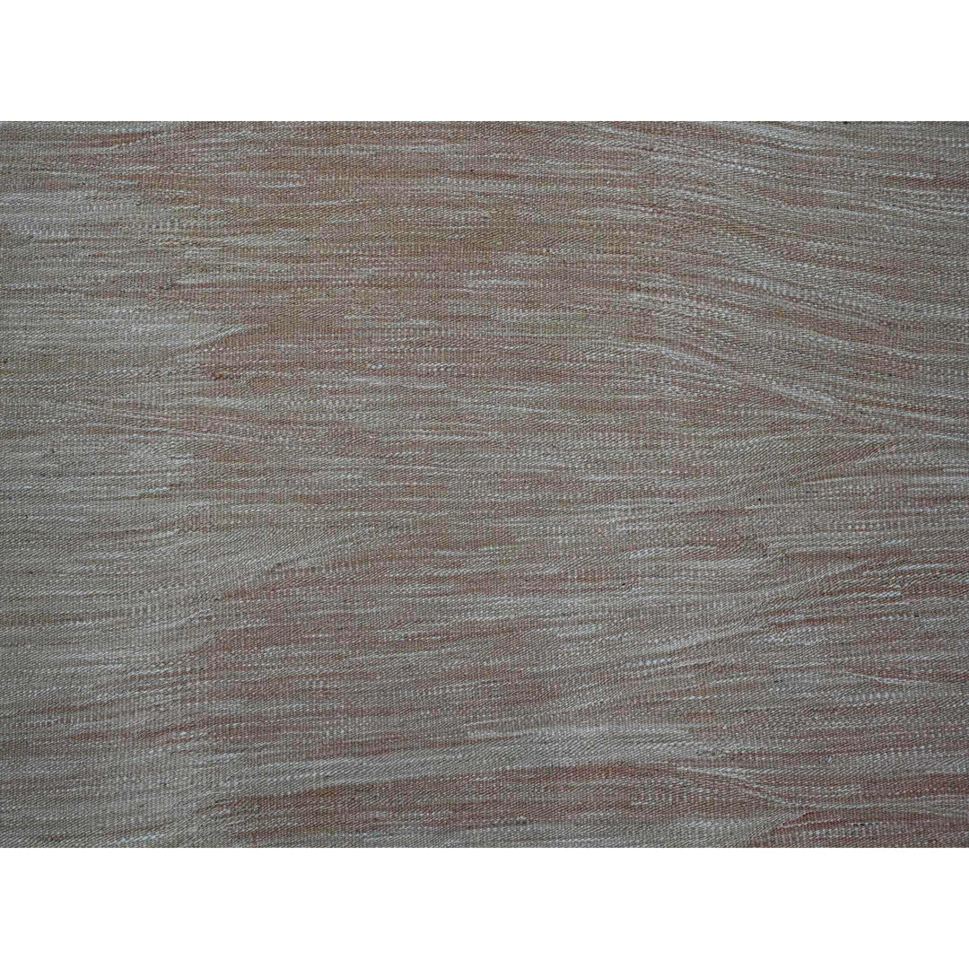 9'1" x 12'2" New Hand Woven Brown Wool Rectangle Oriental Rug - MOA10220952