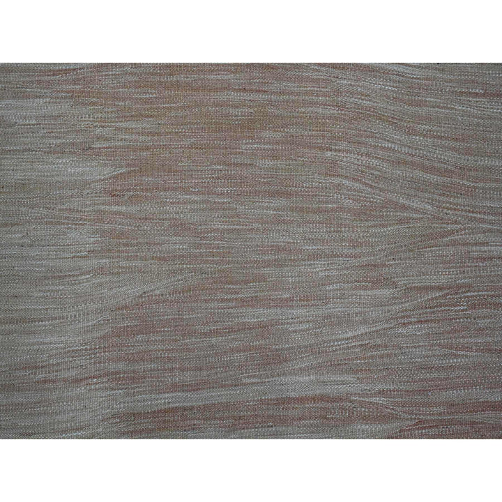 9'1" x 12'2" New Hand Woven Brown Wool Rectangle Oriental Rug - MOA10220952