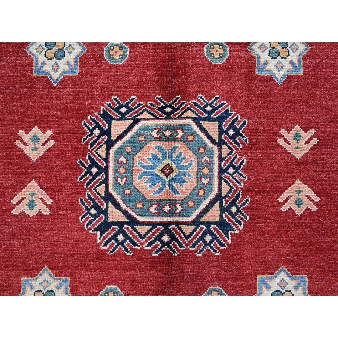 8'11" x 11'10" New Hand Knotted Red Wool Rectangle Oriental Rug - MOA102300