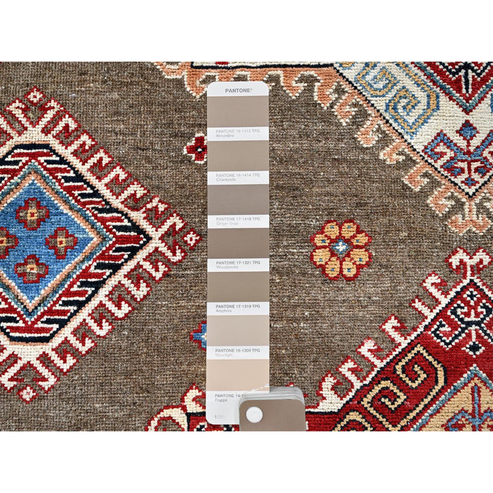 8'2" x 9'11" New Hand Knotted Brown Wool Rectangle Oriental Rug - MOA102305