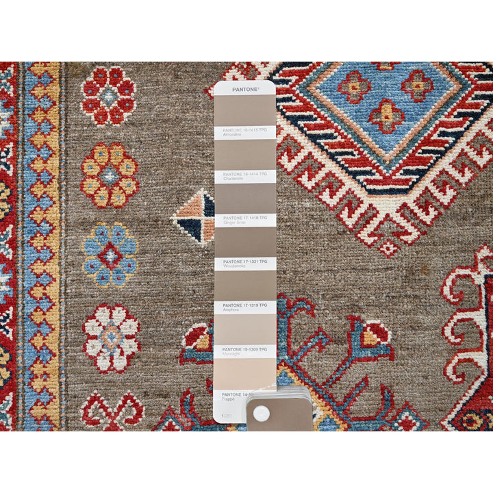 7'11" x 9'8" New Hand Knotted Brown Wool Rectangle Oriental Rug - MOA102308