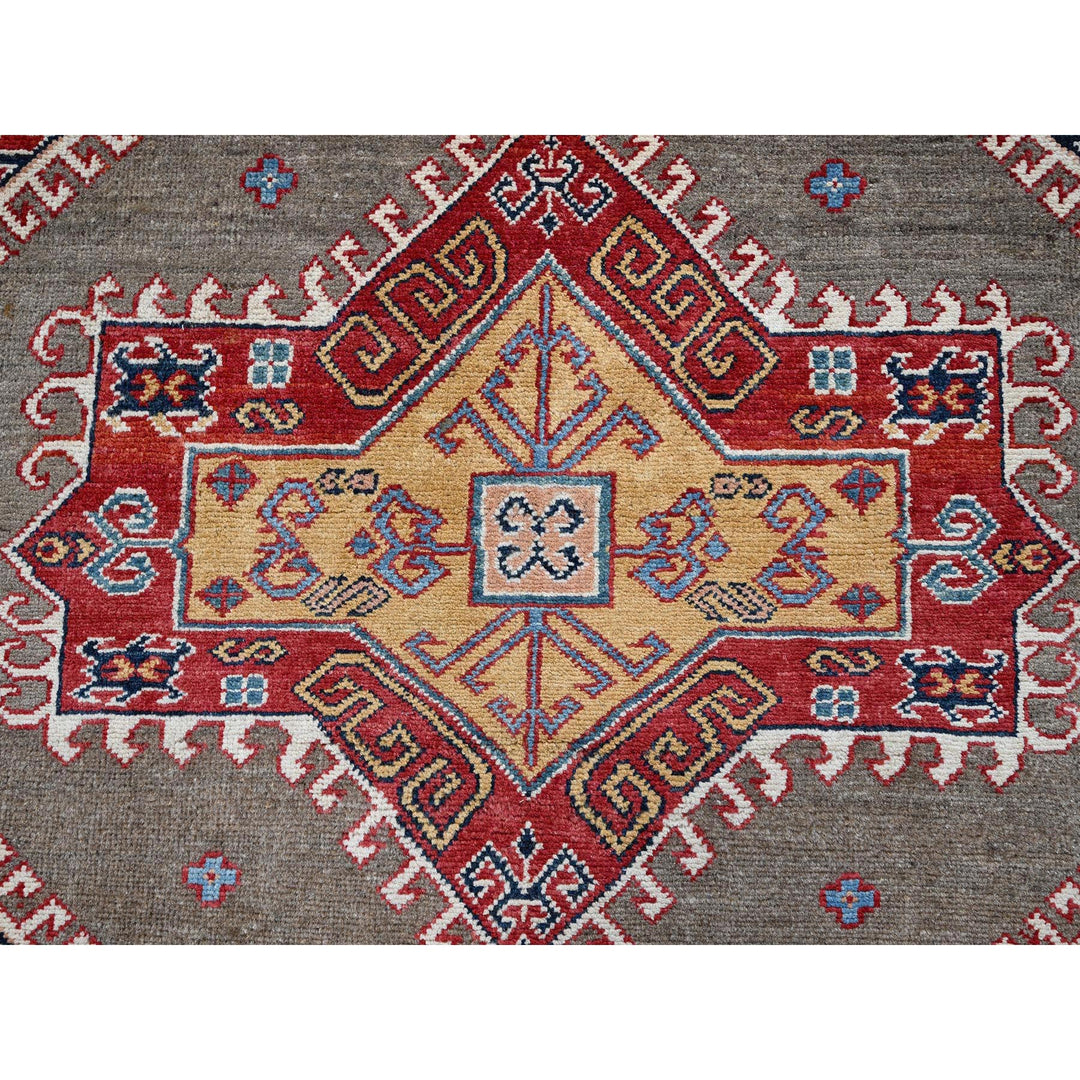 7'11" x 9'8" New Hand Knotted Brown Wool Rectangle Oriental Rug - MOA102308