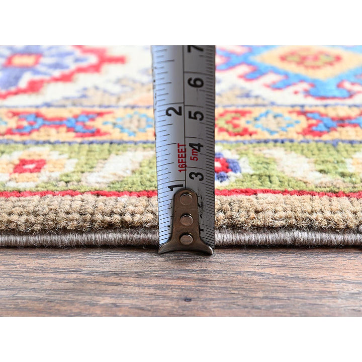 4'11" x 6'9" New Hand Knotted Brown Wool Rectangle Oriental Rug - MOA102329