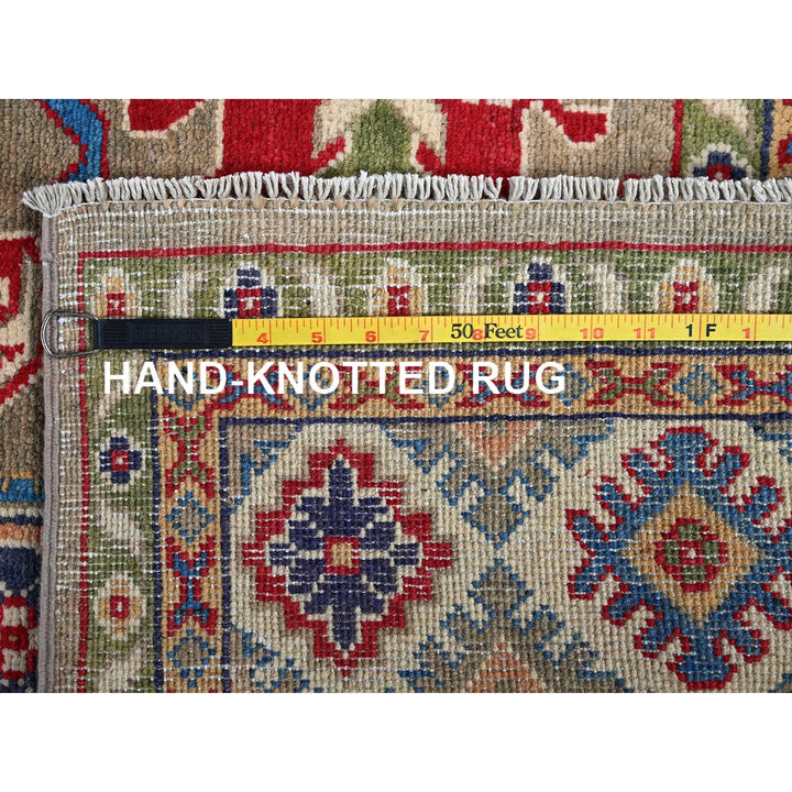 4'11" x 6'9" New Hand Knotted Brown Wool Rectangle Oriental Rug - MOA102329