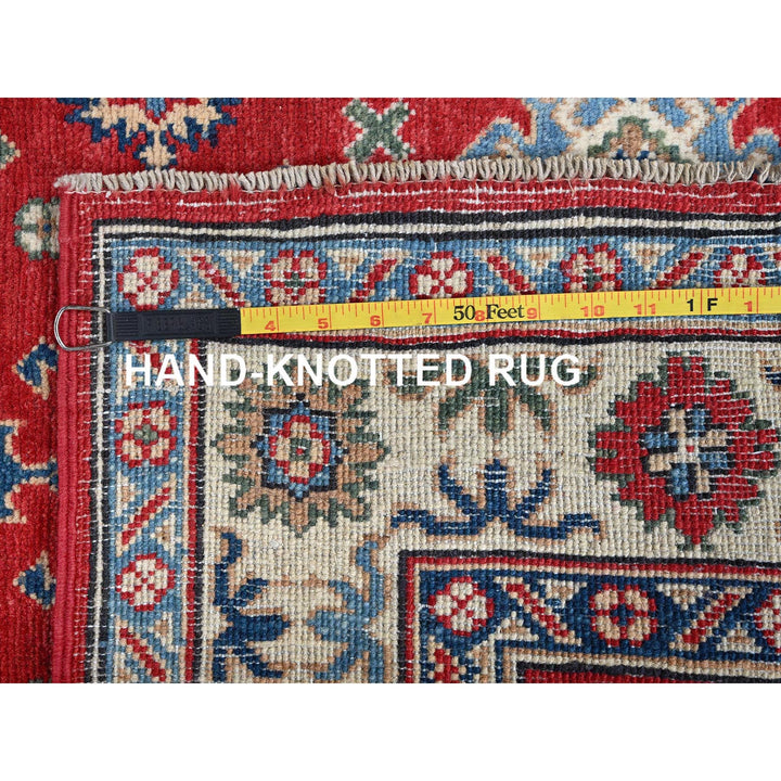 3'1" x 4'10" New Hand Knotted Red Wool Rectangle Oriental Rug - MOA102342