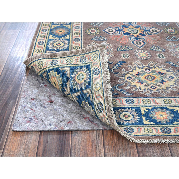3'3" x 4'11" New Hand Knotted Purple Wool Rectangle Oriental Rug - MOA102343