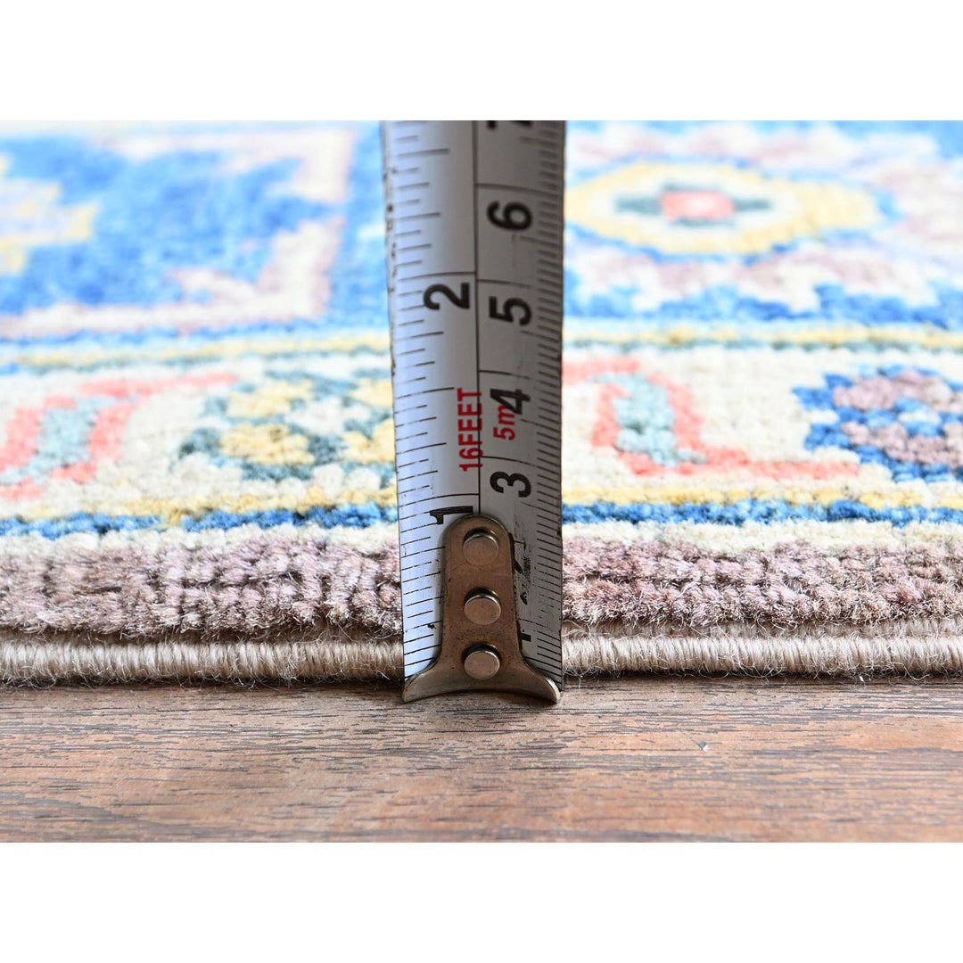 3'3" x 4'11" New Hand Knotted Purple Wool Rectangle Oriental Rug - MOA102343