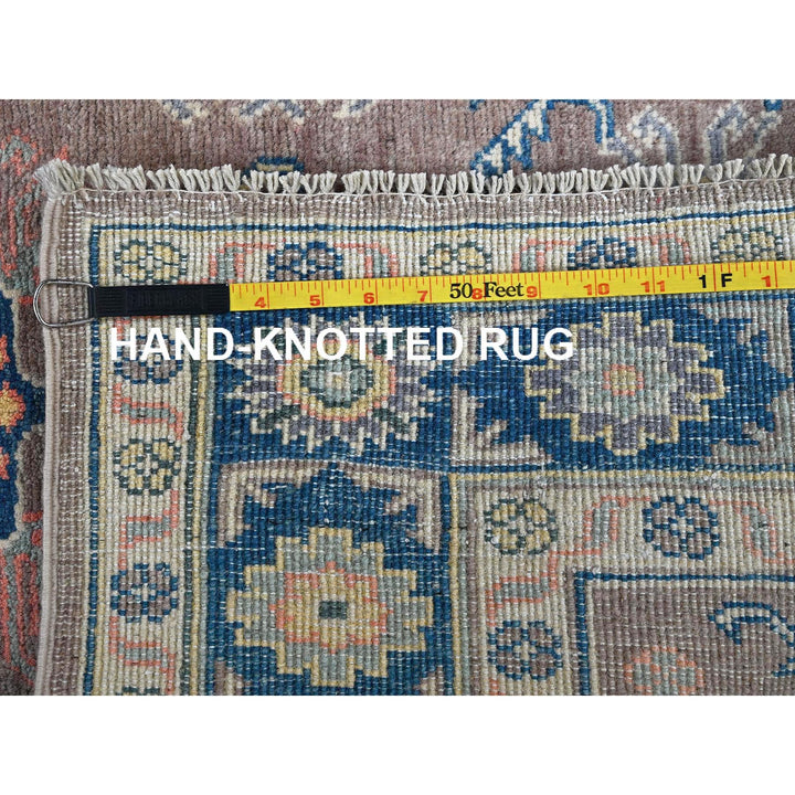 3'3" x 4'11" New Hand Knotted Purple Wool Rectangle Oriental Rug - MOA102343