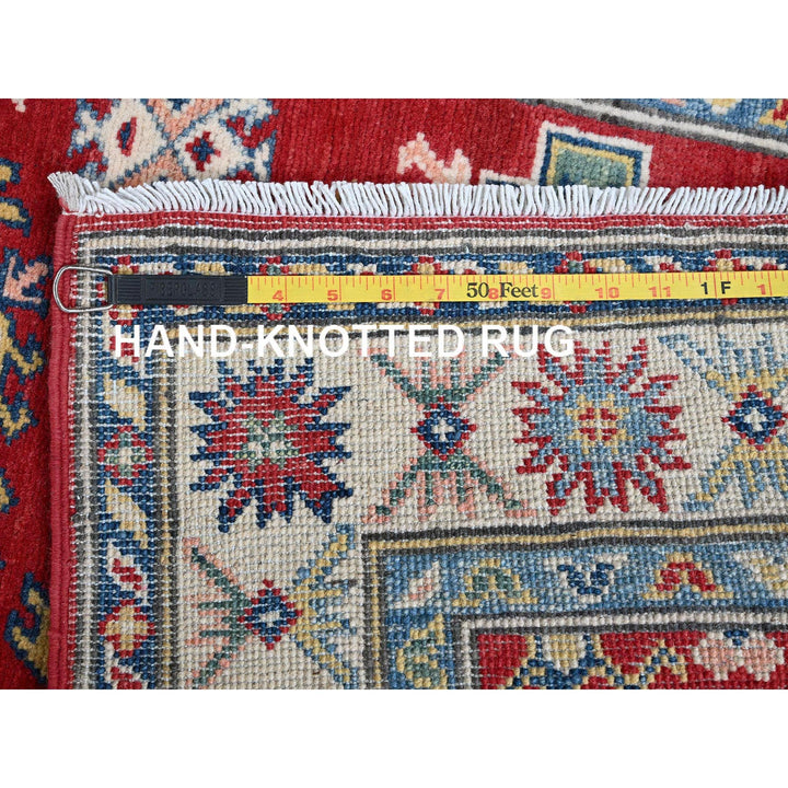 2'7" x 12'7" New Hand Knotted Red Wool Runner Oriental Rug - MOA102479