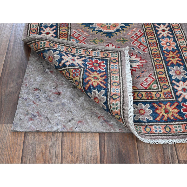 1'11" x 5'9" New Hand Knotted Brown Wool Runner Oriental Rug - MOA102497