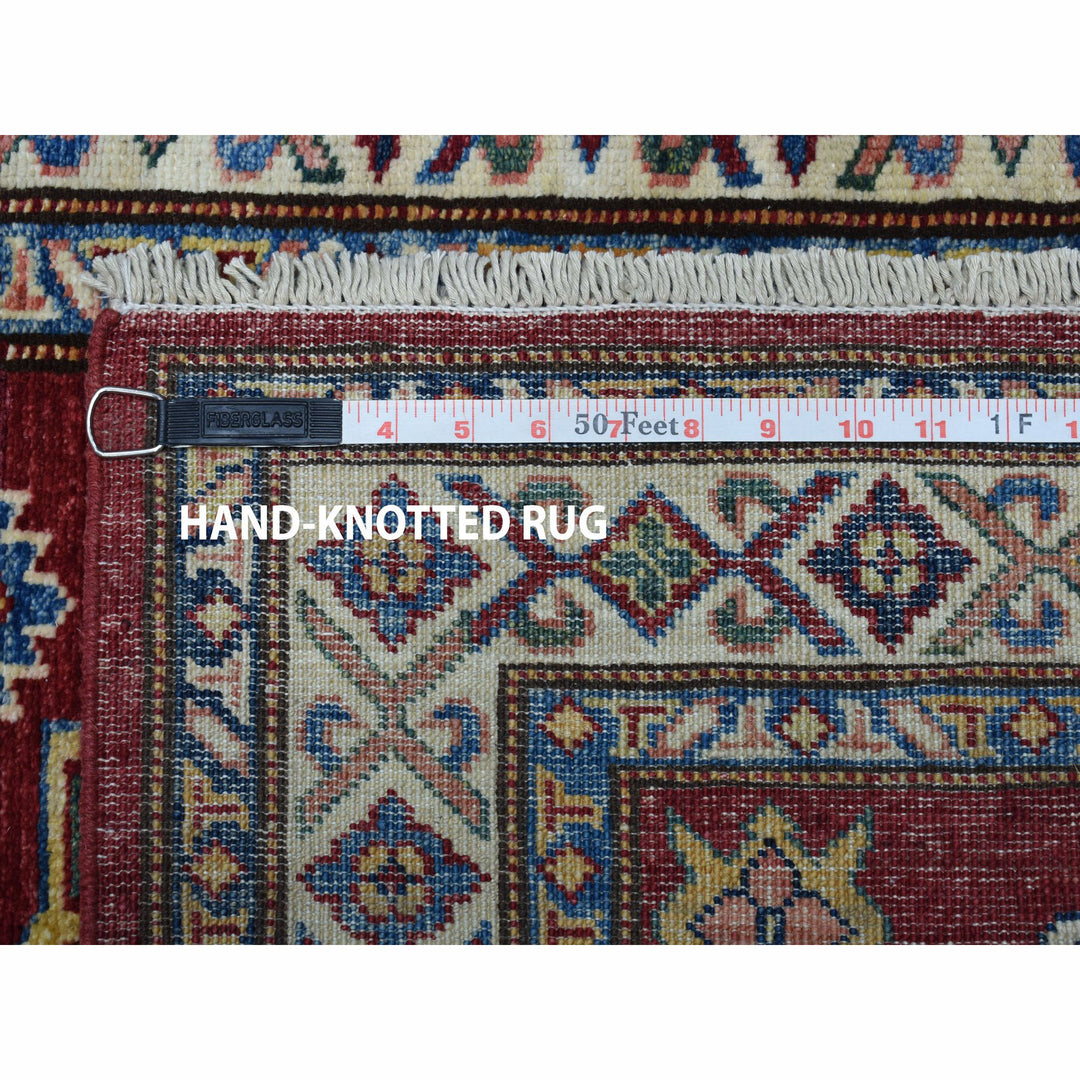 2'10" x 20'1" New Hand Knotted Red Wool Runner Oriental Rug - MOA10250065