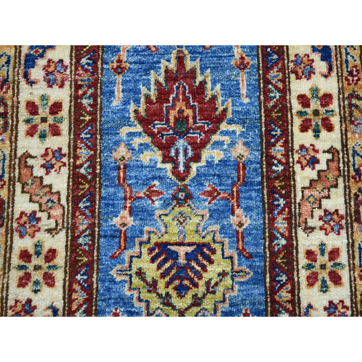 2'0" x 3'6" New Hand Knotted Blue Wool Rectangle Oriental Rug - MOA10250915