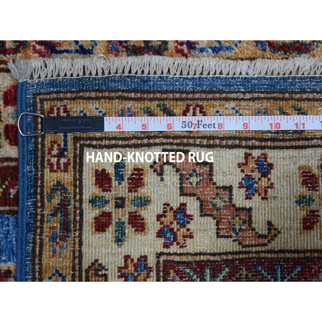 2'0" x 3'6" New Hand Knotted Blue Wool Rectangle Oriental Rug - MOA10250915