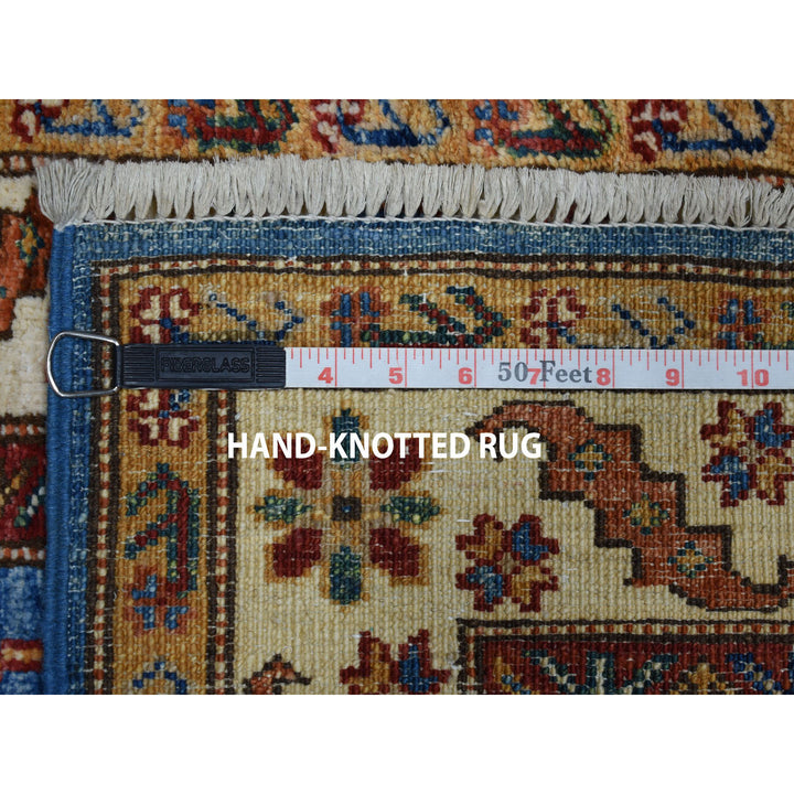 2'0" x 3'1" New Hand Knotted Blue Wool Rectangle Oriental Rug - MOA10251027