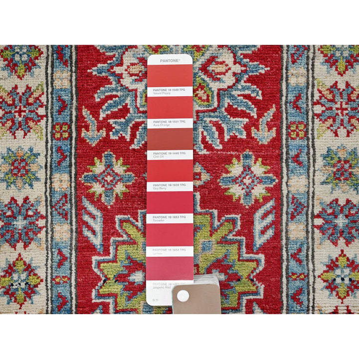 2'0" x 5'10" New Hand Knotted Red Wool Runner Oriental Rug - MOA102511