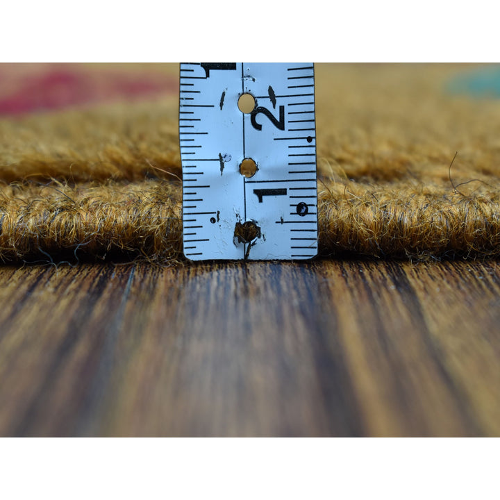 4'0" x 6'1" New Hand Knotted Multicolored Wool Rectangle Oriental Rug - MOA10253188