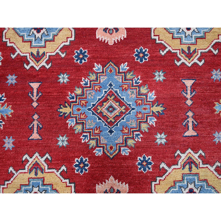 8'0" x 11'3" New Hand Knotted Red Wool Rectangle Oriental Rug - MOA102532