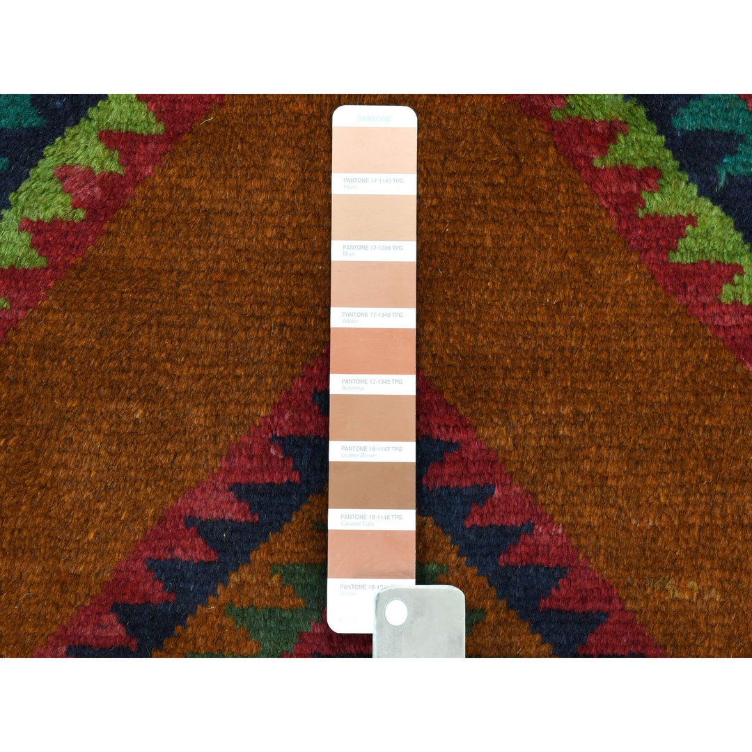 6'0" x 8'0" New Hand Knotted Multicolored Wool Rectangle Oriental Rug - MOA10253333