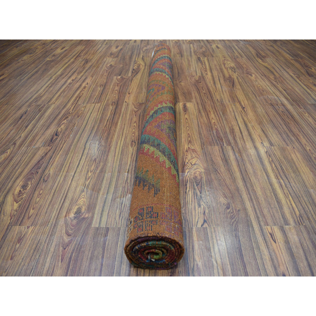 6'0" x 8'0" New Hand Knotted Multicolored Wool Rectangle Oriental Rug - MOA10253333