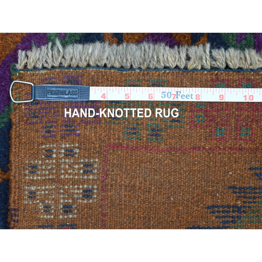 6'0" x 8'0" New Hand Knotted Multicolored Wool Rectangle Oriental Rug - MOA10253333