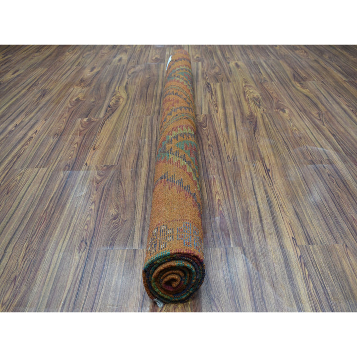 5'8" x 7'10" New Hand Knotted Multicolored Wool Rectangle Oriental Rug - MOA10253339