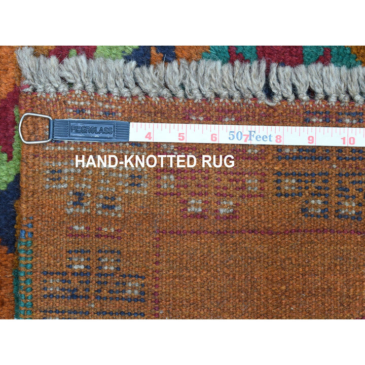 5'8" x 7'10" New Hand Knotted Multicolored Wool Rectangle Oriental Rug - MOA10253339