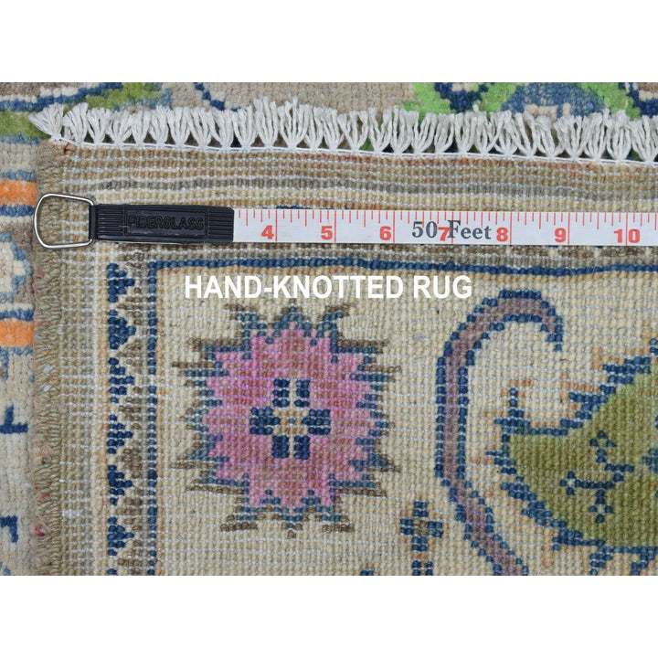 4'0" x 5'9" New Hand Knotted Grey Wool Rectangle Oriental Rug - MOA10253807