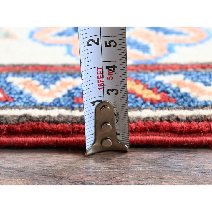 2'9" x 13'1" New Hand Knotted Red Wool Runner Oriental Rug - MOA102542
