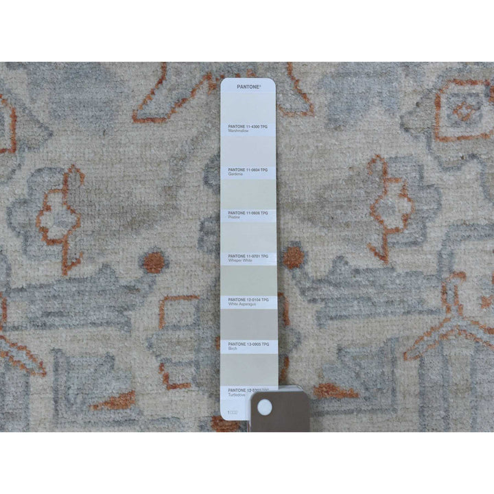 2'6" x 9'10" New Hand Knotted Ivory Wool Runner Oriental Rug - MOA10255147