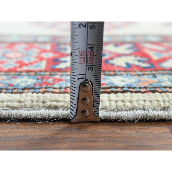 3'0" x 4'6" New Hand Knotted Ivory Wool Rectangle Oriental Rug - MOA10261808